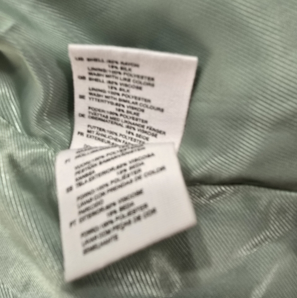 H&M Velvet silk blend blazer jacket party size 4 - Picture 5 of 9